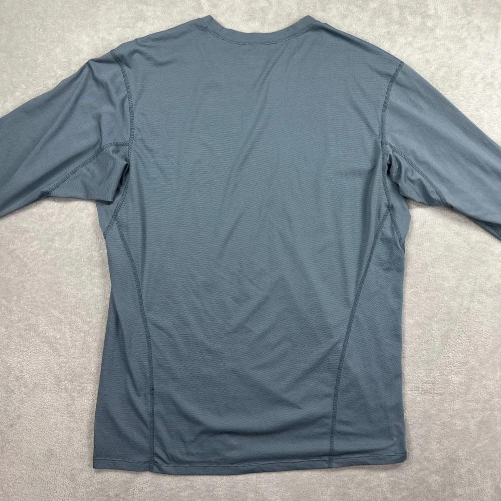 Arcteryx Cormac Long Sleeve Shirt Men Large Blue Grey Performance Outdoor Hiking - Picture 4 of 10